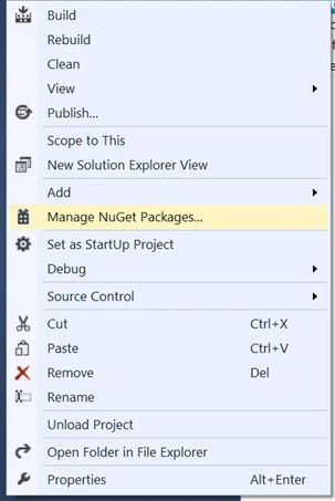 Manage nugget packages