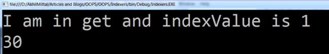 see output