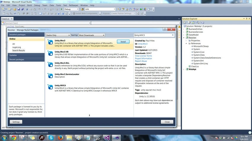 Resolver project