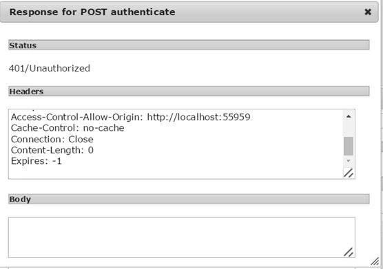 Authorization header