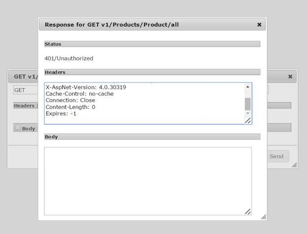 Response of Unauthorized