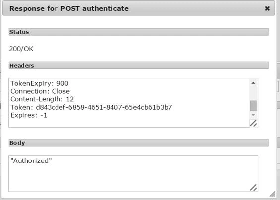 Test authorization