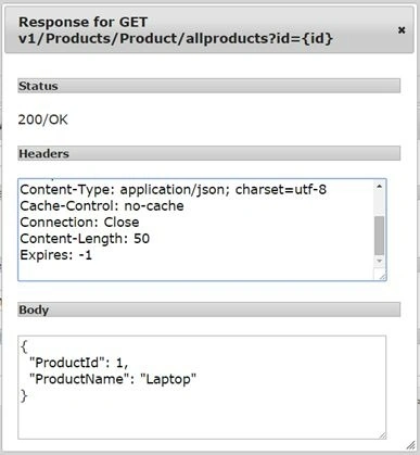 Value for parameter