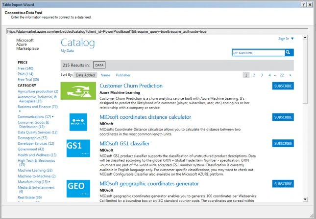 search marketplace