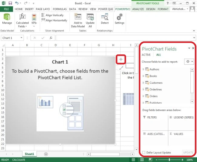 pivotchart fields