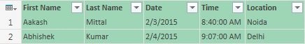 Rename column