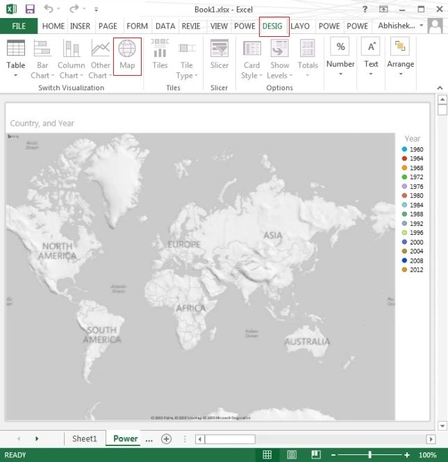 map button