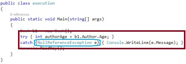 handling exception