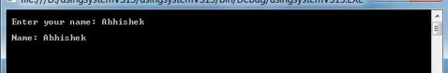 Democode snippet
