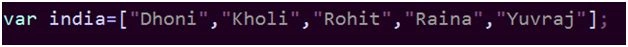 Arrays in JavaScript