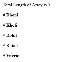 Arrays in JavaScript