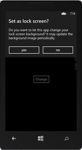 Change button