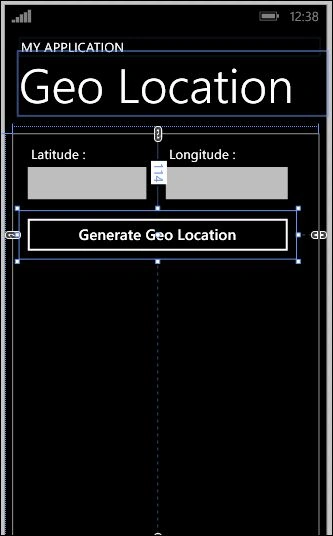 layout of Windows Phone Silverlight
