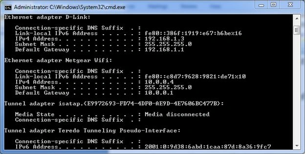 Network details