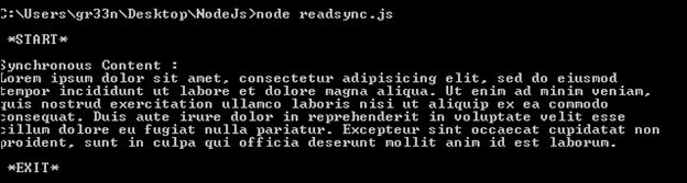 synchronous output