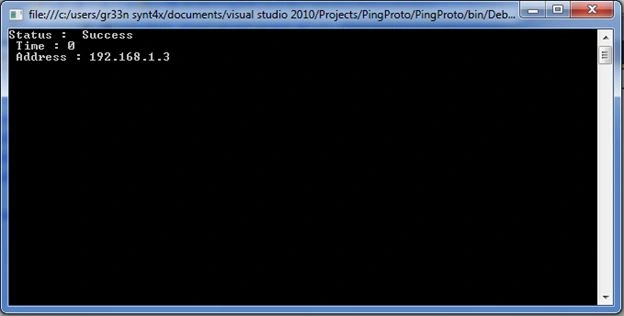 Ping in C#