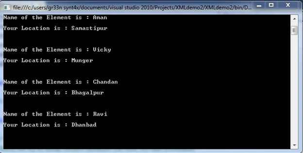 XMLReader in C#