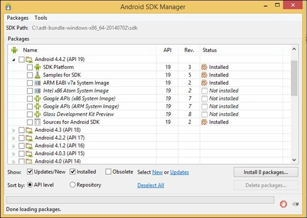 Android SDK executable file