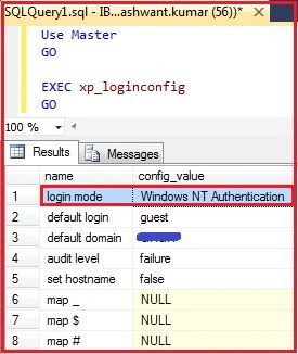 Authentication Mode in SQL Server