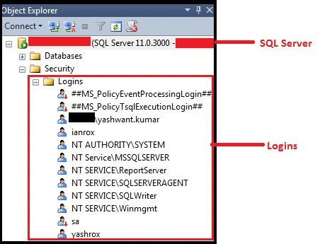 Demonstrating that login is a server level entity