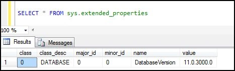 Viewing extended properties