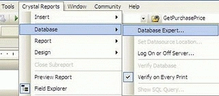 create cristal report