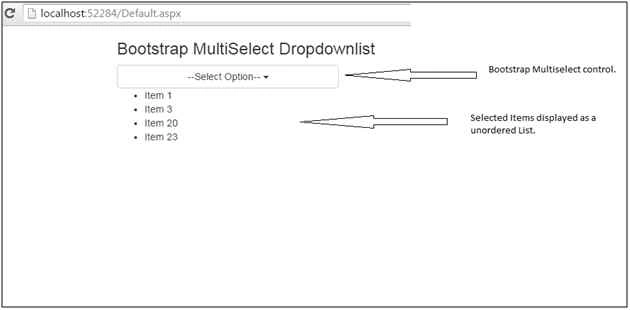 multiselect dropdownlist