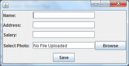 Inserting Image in Database using Java
