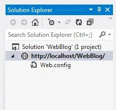 solution explorer