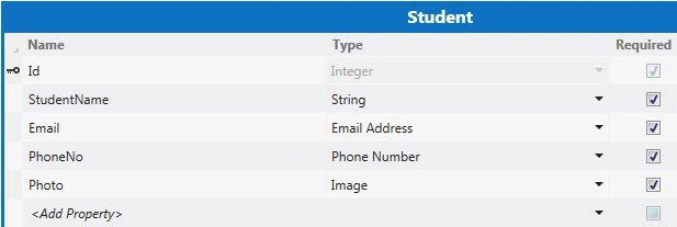 Student Table