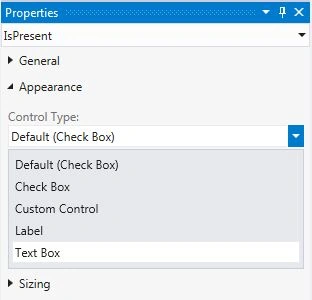 Select Textbox from Control Type