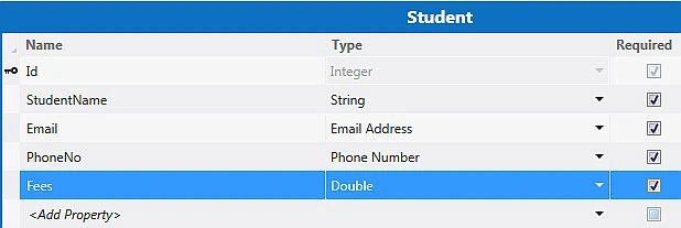 Select Fees from Student