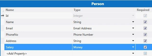 Select Salary Field