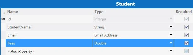 Select Fees from Student