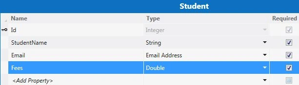 Select Fees from Student