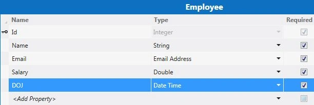 Select DOJ from Employee