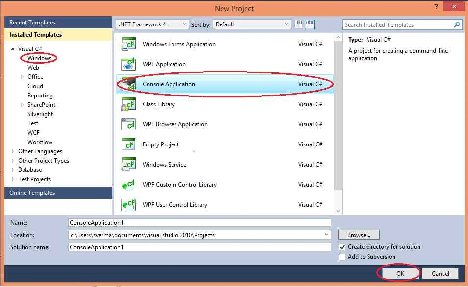Console Application