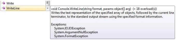 WriteLine