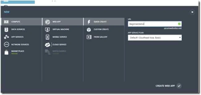 select region