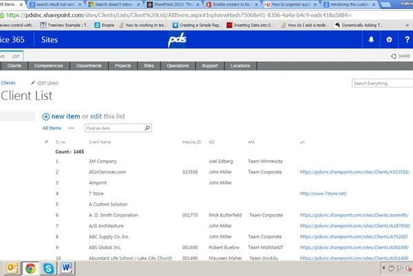 List in SharePoint