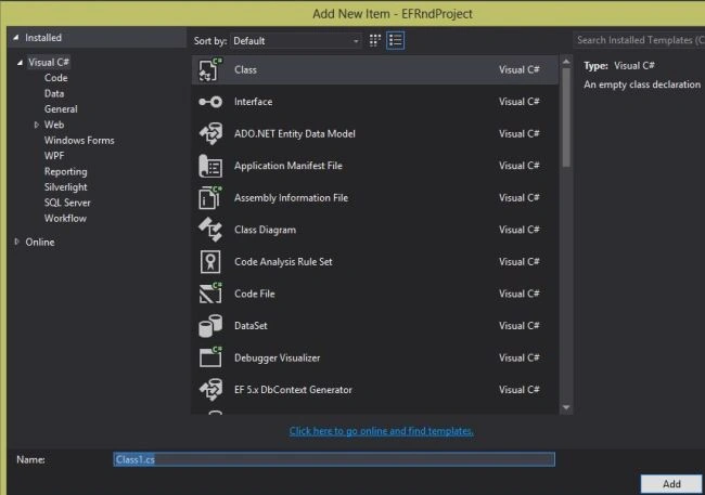 add new model class