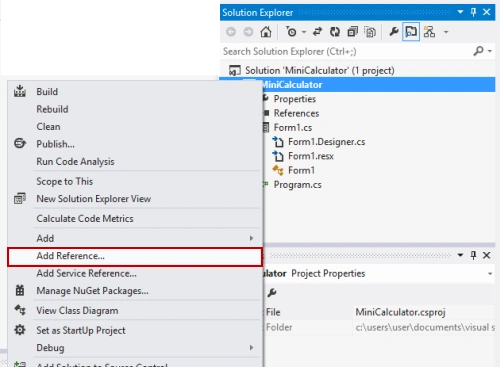 Creating and Using DLL (Class Library) in C#