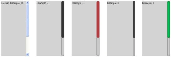 Created Scrollbars