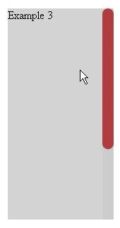 Scrollbar in CSS