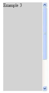 Vertical Scrollbar