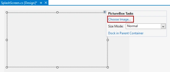 Add Picture box to SplashScreen form