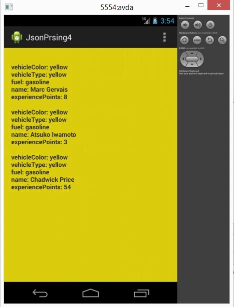 JsonArrayData