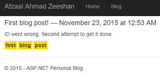 Reading the post