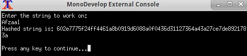 console