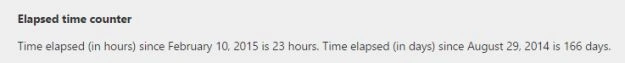 elapsed time counter